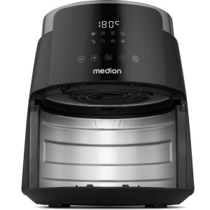 Heißluftfritteuse - MEDION - MD13030 - 4,7 L - Digital - 1500 W - Schwarz