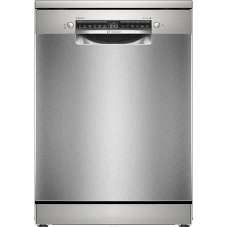 Lave-vaisselle pose-libre BOSCH SMS4ECI26E SER4 - 13 couverts - Induction - L60cm - 44 dB - tiroir a couverts - Acier brossé