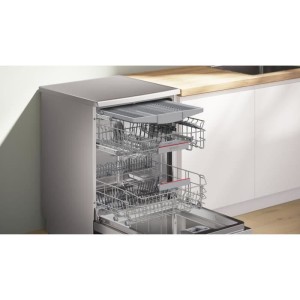 Lave-vaisselle pose-libre BOSCH SMS4ECI26E SER4 - 13 couverts - Induction - L60cm - 44 dB - tiroir a couverts - Acier brossé