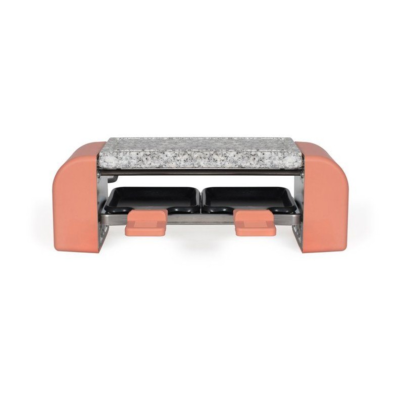 Set a raclette 2 personnes - LIVOO x Marmiton - DOC306 - 450 W - 5 recettes via un QR code - Plateau amovible en granit