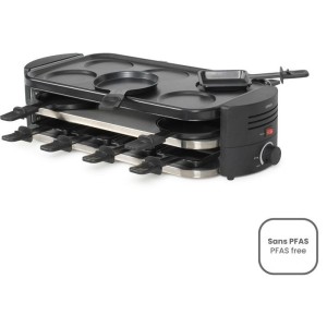 Appareil a raclette, pizzas et crepes 8 personnes - Livoo - DOC337 -