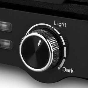 Gaufrier compact - HKoeNIG - GFX420 - 1200 W - Température réglable - Noir