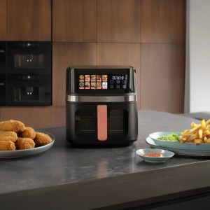 Friteuse sans huile - LIVOO x Marmiton - DOC343CO - 8 L - 1 700 W - 30 recettes via un QR code - Ecran digital 100% tactile