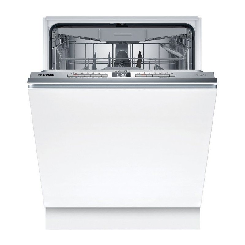 Lave-vaisselle tout encastrable BOSCH SMV4HCX07E SER4 - 14 couverts - L60cm - 42 dB - 6 programmes - Tiroir a couverts