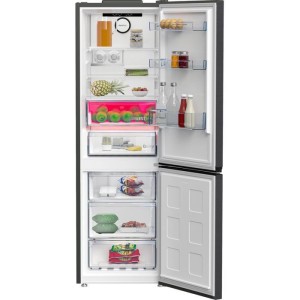 Réfrigérateur combiné - BEKO Série bPro 500 - B7RCNE367HG - 2 portes - 316 L - Classe B - 59,5 x 66,3 x 186,5 cm - Manhattan