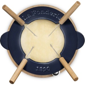 Fondue en fonte émaillée - LA FONDERIE 1890 - MONT D'ARBOIS - 1,2 L - 4 personnes - Bleu