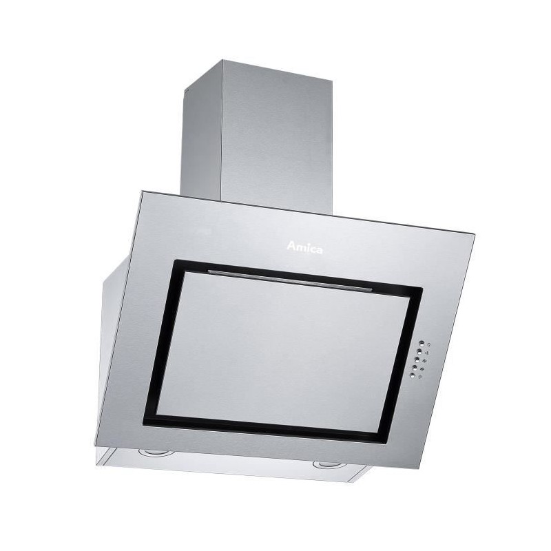 Schräghaube - Amica - AH4419 - Edelstahl - 90 cm