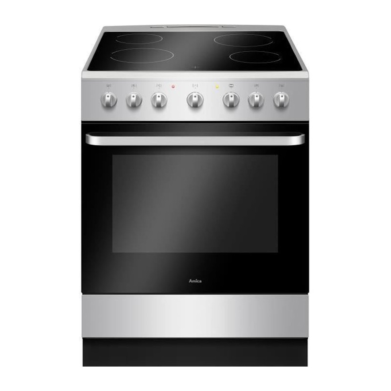 AMICA ACV6003S Vitroceramic Cooker 60X60 cm Silber