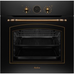 Four multifonction - Catalyse - AMICA - ED17319B RETRO - Noir - 59,5 x 59,5 x 57 cm