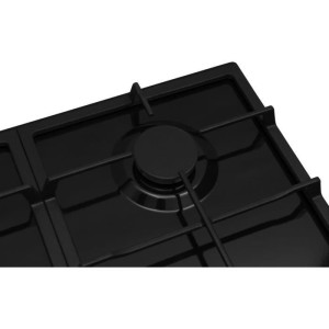 Table de cuisson a gaz - AMICA - 4 foyers - 9,9 x 59 x 52 - PGA6101ApCb RETRO - Noir