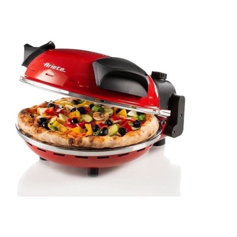 Ariete Pizzaofen Da Gennaro 1200 W Rot und Schwarz