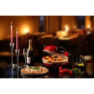 Ariete Pizzaofen Da Gennaro 1200 W Rot und Schwarz