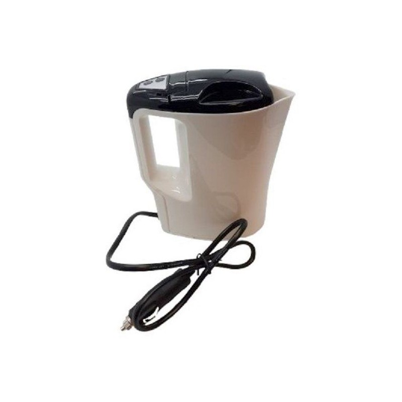 Electric Kettle 24V 1 Liter 250W White and Blue