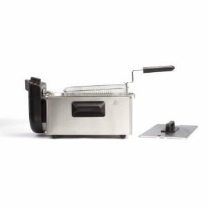 Friteuse 3 L - LIVOO - DOC216 - 2000W - 3L - Cuve amovible en acier inoxydable - Panier a friture amovible - Thermostat réglabl
