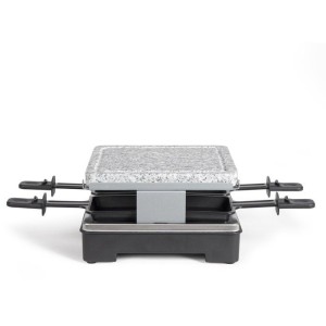 Raclette-Grill – LIVOO – DOC242 – 4 Personen – 600 W – Abnehmbare Granitplatte