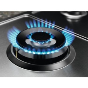 ELECTROLUX KGS7536SX - Built-in gas hob - 5 burners - L 75 x D52cm - Stainless steel - Cast iron grids