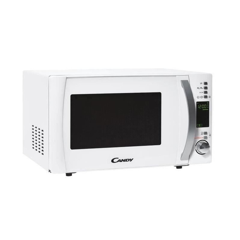 Micro-ondes Candy Timeless CMXW20DW 700W 20L Digital Blanc - Fonction Décongélation - 5 Niveaux de Puissance - 10 Menus Auto