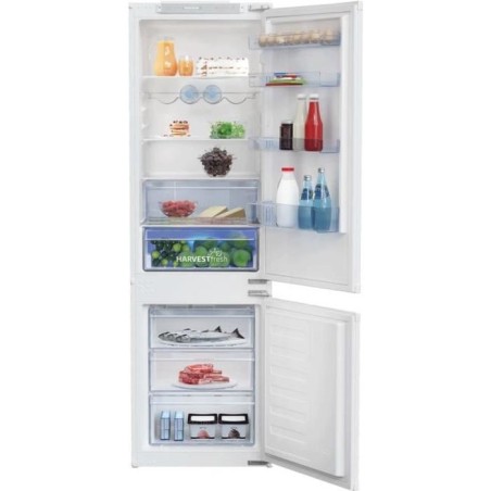 BEKO BCSA285E4ZSN kombinierter integrierter Kühlschrank – 271 l – Weiß