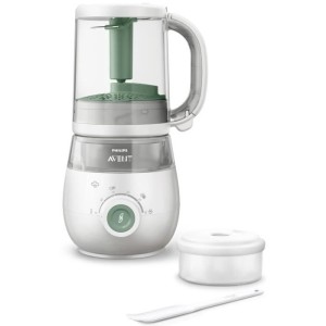 Robot Cuiseur-Mixeur 4 en 1 pour Bébé - PHILIPS AVENT - Cuit a la vapeur - Mixe - Réchauffe - Décongele