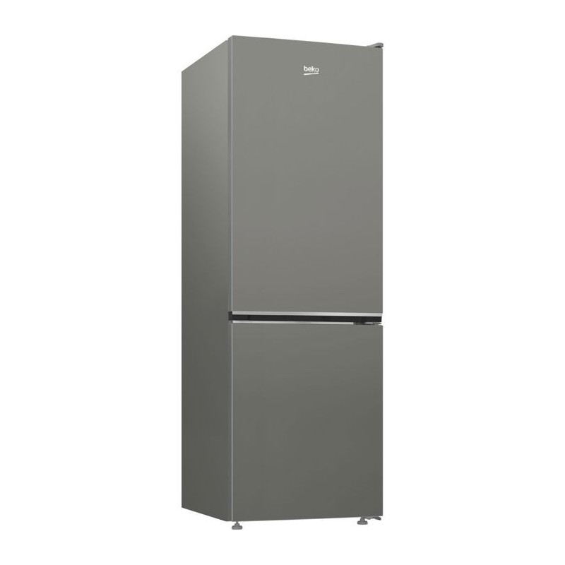 Réfrigérateur combiné - BEKO Série bPro 500 - B5RCNA346HG - 2 portes - 301 L - Classe C - 59,5 x 66,5 x 179,6 cm - Manhattan
