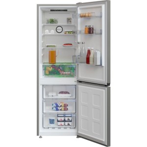 Réfrigérateur combiné - BEKO Série bPro 500 - B5RCNA346HG - 2 portes - 301 L - Classe C - 59,5 x 66,5 x 179,6 cm - Manhattan