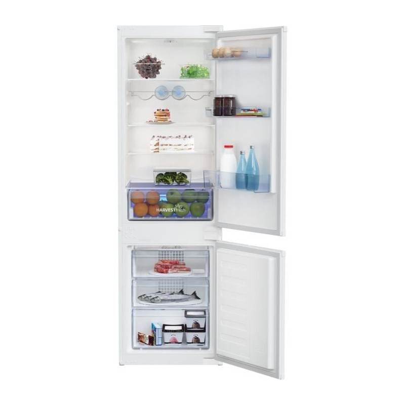 BEKO BCHA275K4SN integrierter kombinierter Kühlschrank – 2 Türen – 262 l – Semi No Frost – Weiß