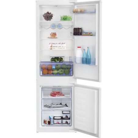 BEKO BCHA275K4SN integrierter kombinierter Kühlschrank – 2 Türen – 262 l – Semi No Frost – Weiß
