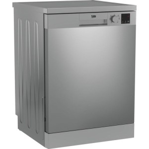 Lave-vaisselle pose libre BEKO Série b100 DVN06430X - 14 couverts - L60cm - 47 dB - Ouverture auto - Inox