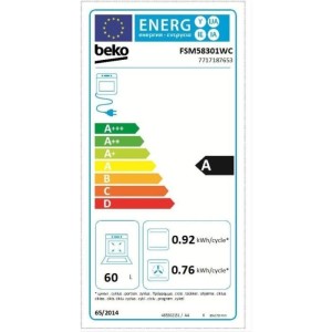 Induktionsherd – BEKO – FSM58301WC – 3 Brenner – 0,92 kWh/Zyklus – 50 cm