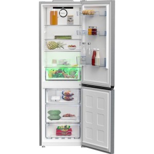 Réfrigérateur combiné - BEKO Série bPro500 - B5RCNE365HXB - 2 portes - 316 L - Classe D - 59,5 x 66,3 x 186,5 cm - Métal br