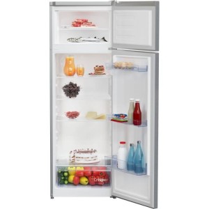 Freistehender Doppeltür-Kühlschrank – BEKO – RDSA280K40SN – Klasse E – 250 l – 160,6 x 54 x 57,4 cm – Stahlgrau