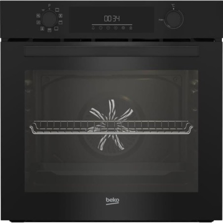 Einbaubackofen – 3D-Heizung – BEKO – BBIE11300BMP – Schwarz – 66 l – GIFAM-Kalttür – 59,4 x 56,7 x 59,5 cm