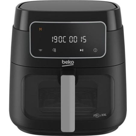 Multifunktions-Heißluftfritteuse – BEKO – FRL3374B – 1900 W – 7,6 l für 2 kg Pommes – LCD-Touchscreen – Schwarz