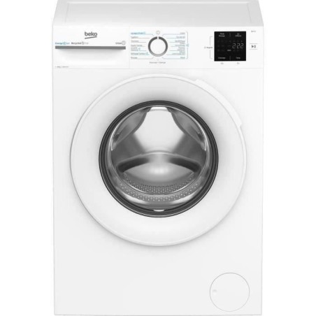 BEKO LLFT310411 Bullaugen-Waschmaschine – 10 kg – L60 cm – 1400 U/min – Energieeffizienzklasse A – Weiß