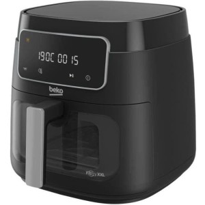 Multifunktions-Heißluftfritteuse – BEKO – FRL3374B – 1900 W – 7,6 l für 2 kg Pommes – LCD-Touchscreen – Schwarz