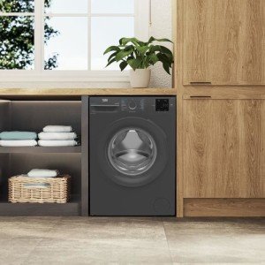 Lave-linge hublot BEKO BM0WU3922FB - 9 kg - Induction - L60cm - 120...