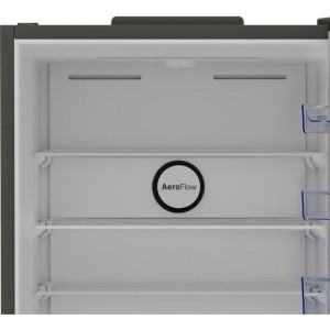 Réfrigérateur combiné - BEKO série b100 - B1RCNE534DG - 2 portes - Distributeur d'eau - 475 L - 70 x 74,5 x 187 cm - Gris Ma