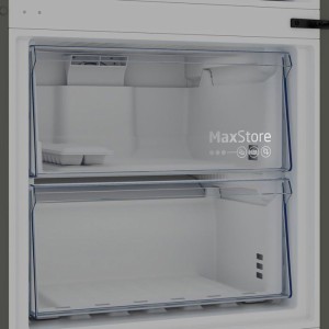 Réfrigérateur combiné - BEKO série b100 - B1RCNE534DG - 2 portes - Distributeur d'eau - 475 L - 70 x 74,5 x 187 cm - Gris Ma