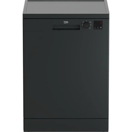 BEKO DVN06431A freistehender Geschirrspüler – 14 Maßgedecke – L60 cm – 47 dB – Anthrazit
