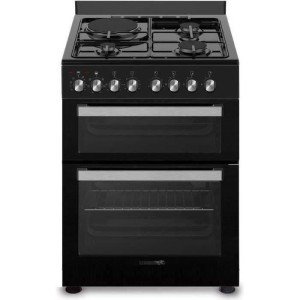 LA GERMANIA SM61DFN Cuisiniere 2 Fours Noire |  Cuisinière et piano...