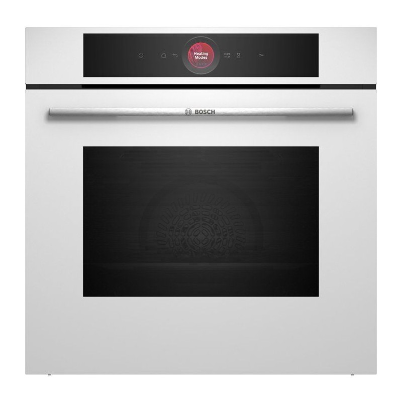 Einbaubackofen – Pyrolyse + Hydrolyse – BOSCH Serie 8 – HBG7741W1 – Weiß – 59,4 x 54,8 x 59,5 cm