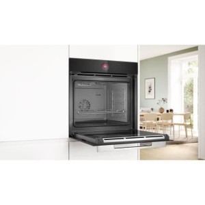 Ecoclean Softclose Multifunktionsofen – BOSCH SER8 – HBG7541B1 Schwarz – Ofenvolumen: 71 l – 14 Kochmodi – H595 x L594