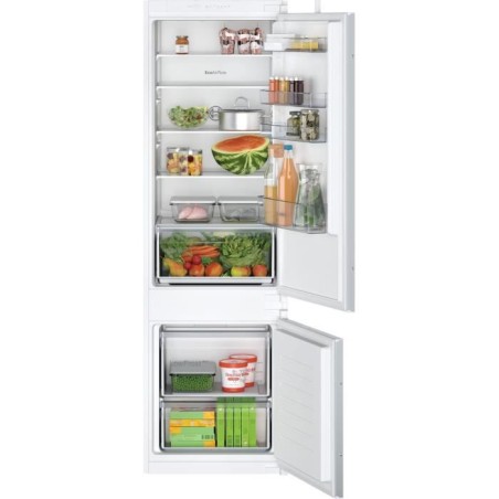 Réfrigérateur combiné intégrable BOSCH SER2 -KIV87NSE0 - 2 portes - 270 L - Classe E