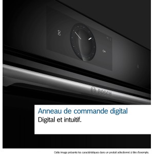 Micro-ondes encastrable - BOSCH Série 8 - CMG7241B1 - Noir - 59,4 x 54,8 x 45,5 cm