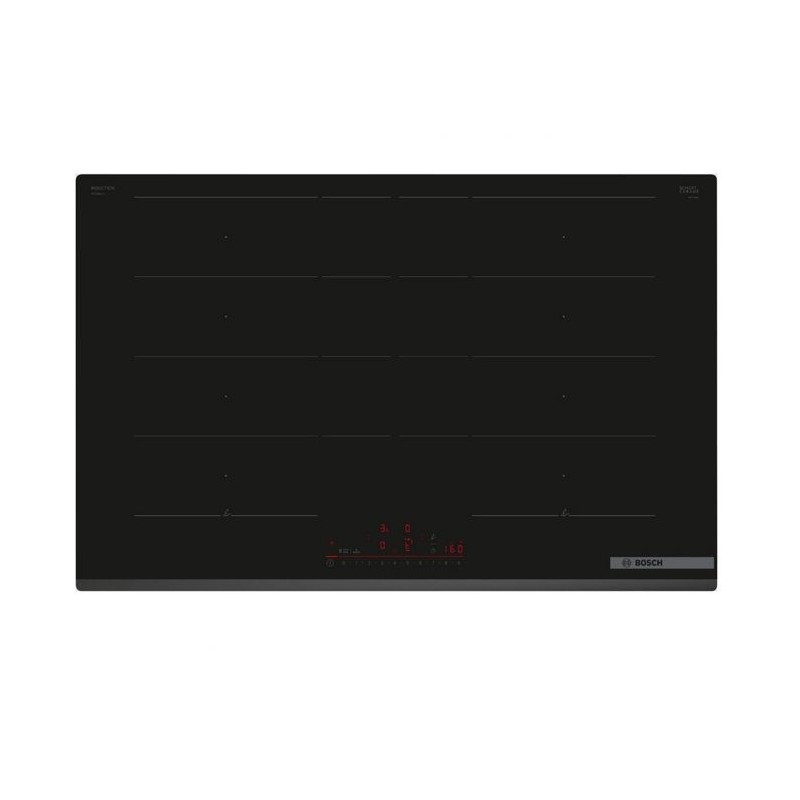 Induction cooktop - BOSCH - 4 burners - 52.2 x 80.2 x 5.1 cm - PXY83KHC1E - Black