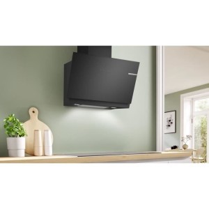 Wanddekorhaube - geneigtes Glas - BOSCH SER6 - DWK81AN60 Schwarz - Home Connect - L: 790 mm x T: 433 mm