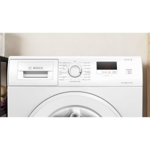 BOSCH SER2 WGE03207FR Bullauge-Waschmaschine – 8 kg – Induktion – L60 cm – 1200 U/min – Weiß