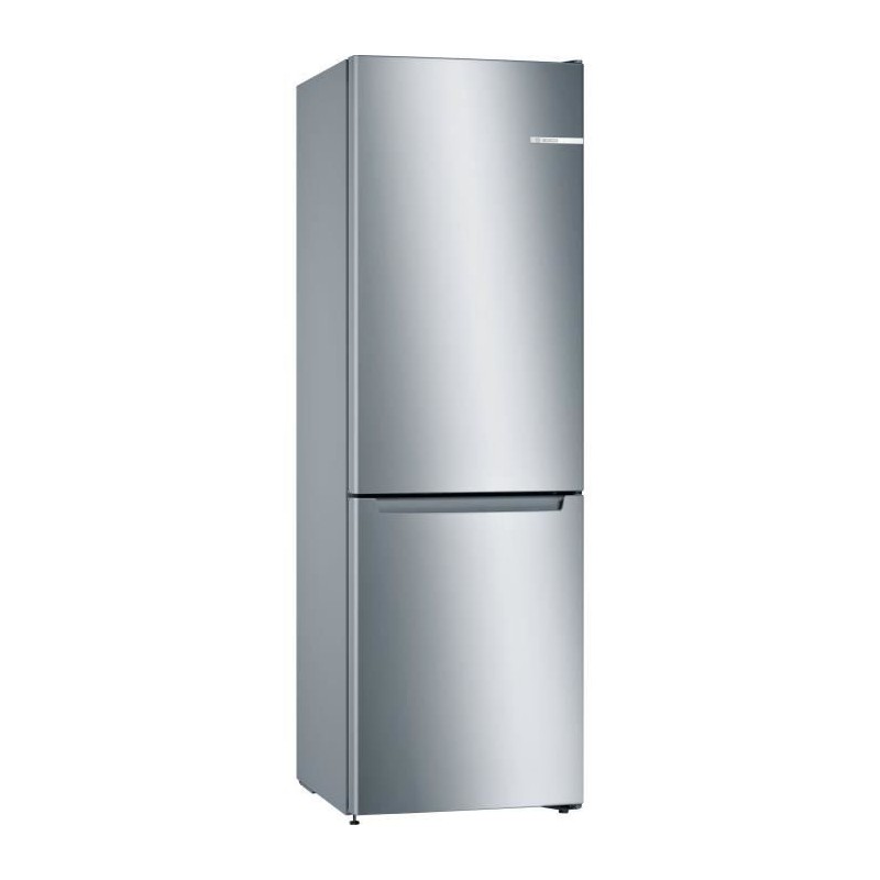 Réfrigérateur combiné - BOSCH - KGN33NLEB - Classe E - 282 L - 176 x 60 x 66 cm - Inox