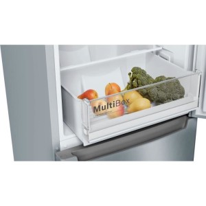 Kombinierter Kühlschrankpose - Libre Bosch - KGN33NLEB - Ser2 - Edelstahl -Look - Gesamt nützliches Volumen: 282 l - 176x60 cm