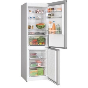 Kombinierter Kühlschrank - BOSCH - KGN367LDF - Klasse D - 321 l - 186 x 60 x 66,50 cm - Edelstahl